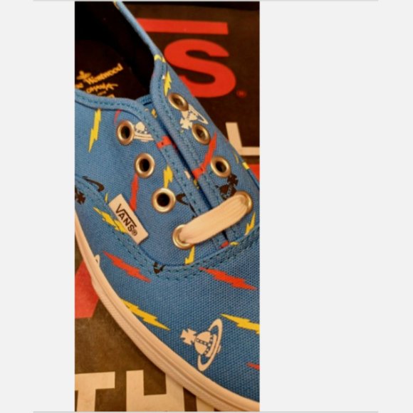 Vans Authentic Vivienne Westwood Thunderbolt Blue Men's 4/Women's 5.5 - Picture 7 of 11